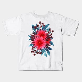 Spider flowers bouquet Kids T-Shirt